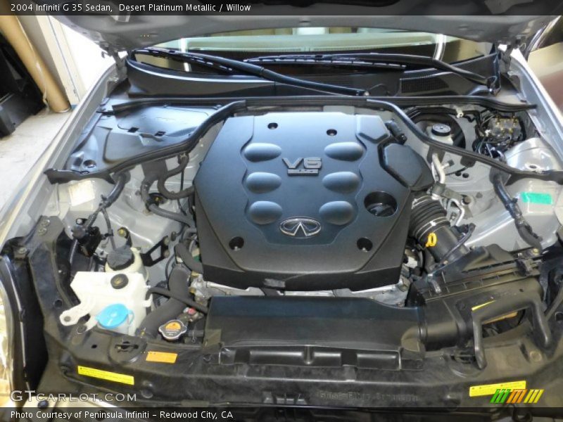 Desert Platinum Metallic / Willow 2004 Infiniti G 35 Sedan