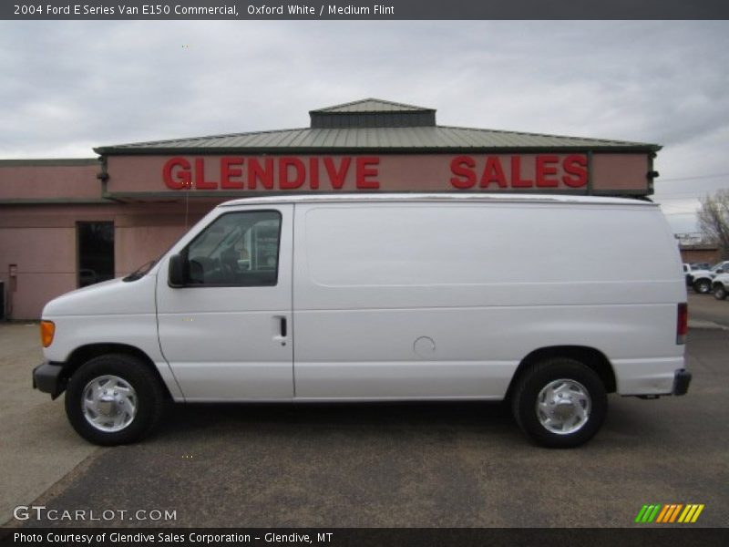 Oxford White / Medium Flint 2004 Ford E Series Van E150 Commercial