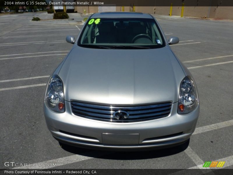 Desert Platinum Metallic / Willow 2004 Infiniti G 35 Sedan