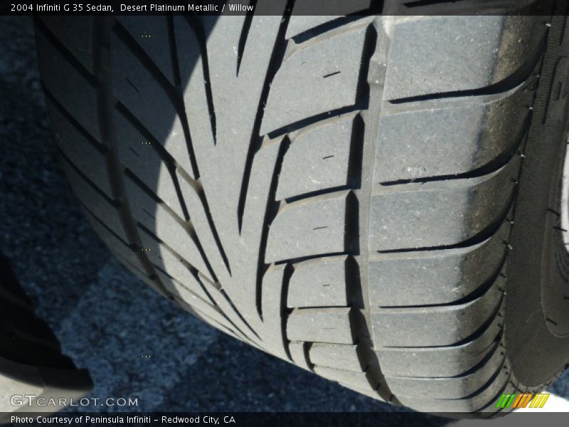 Desert Platinum Metallic / Willow 2004 Infiniti G 35 Sedan