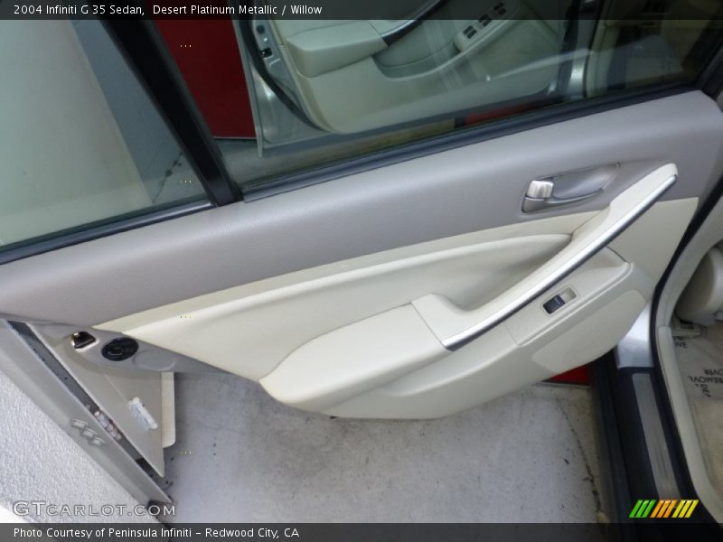 Desert Platinum Metallic / Willow 2004 Infiniti G 35 Sedan