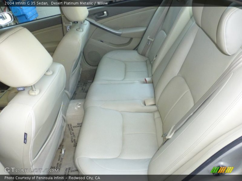 Desert Platinum Metallic / Willow 2004 Infiniti G 35 Sedan