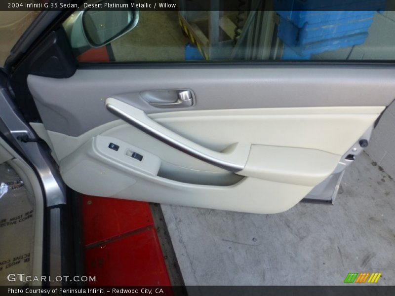 Desert Platinum Metallic / Willow 2004 Infiniti G 35 Sedan