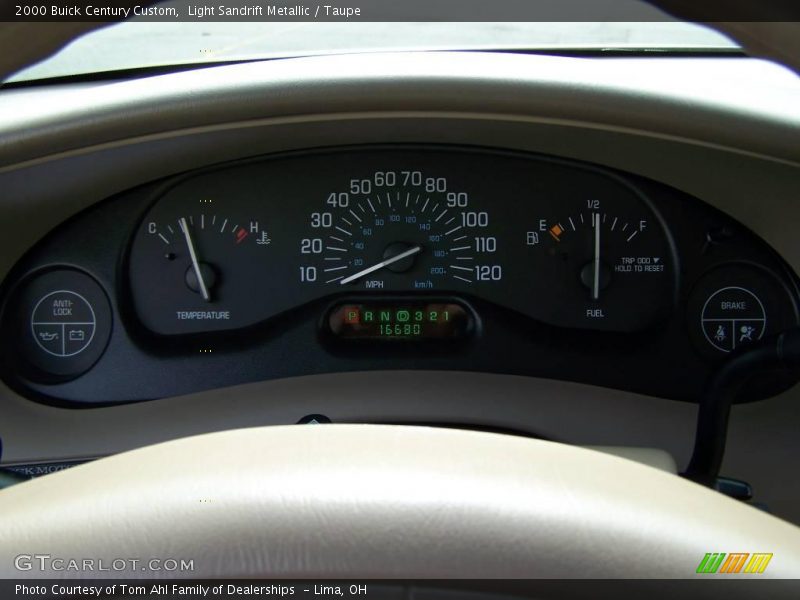 Light Sandrift Metallic / Taupe 2000 Buick Century Custom
