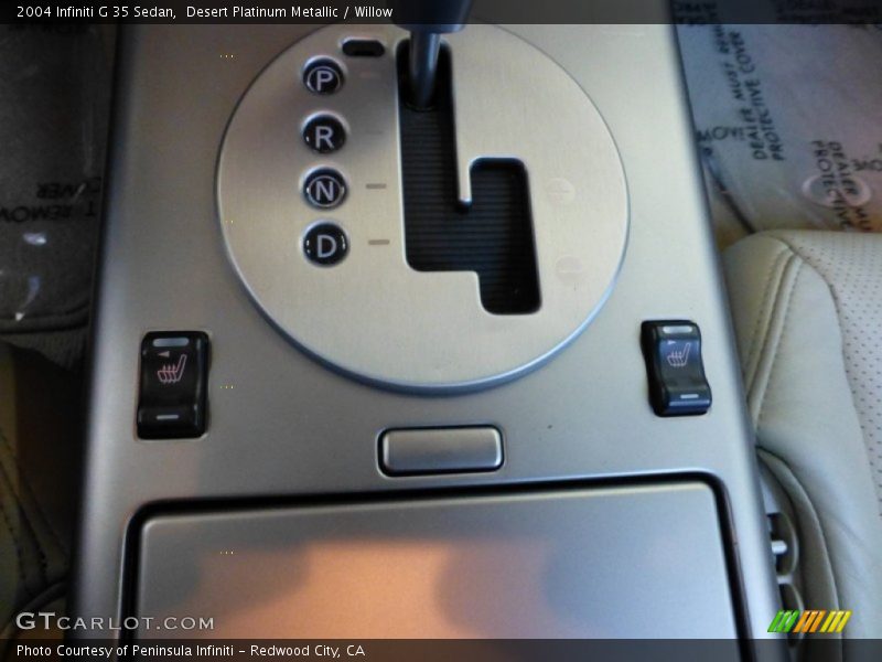Desert Platinum Metallic / Willow 2004 Infiniti G 35 Sedan