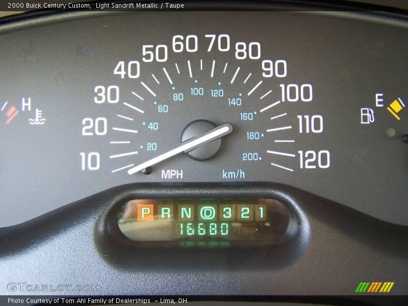 Light Sandrift Metallic / Taupe 2000 Buick Century Custom