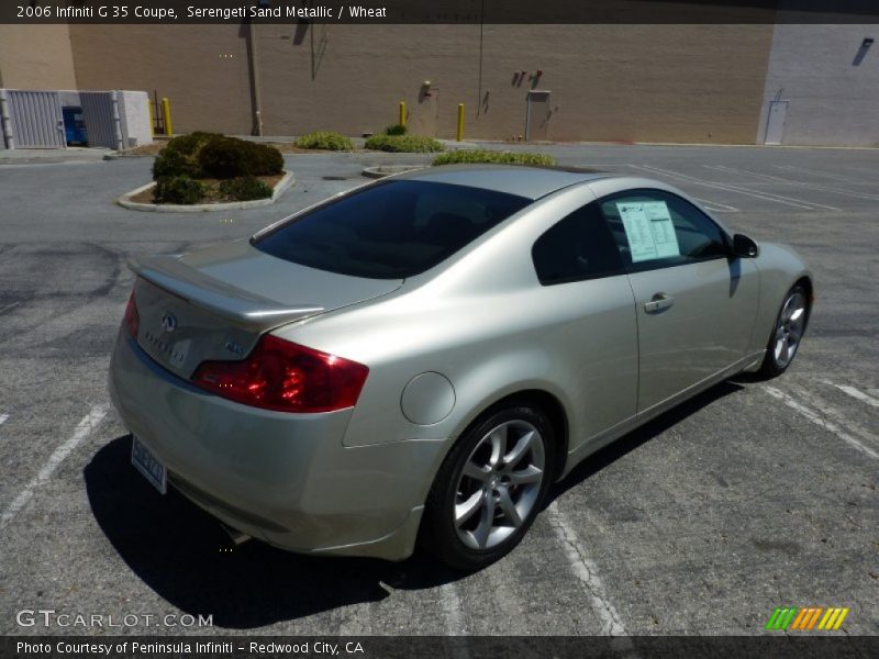 Serengeti Sand Metallic / Wheat 2006 Infiniti G 35 Coupe