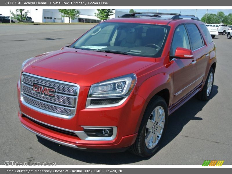 Crystal Red Tintcoat / Cocoa Dune 2014 GMC Acadia Denali