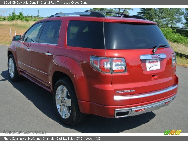 Crystal Red Tintcoat / Cocoa Dune 2014 GMC Acadia Denali