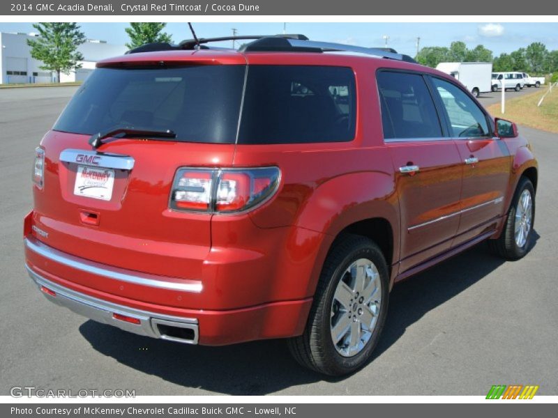 Crystal Red Tintcoat / Cocoa Dune 2014 GMC Acadia Denali