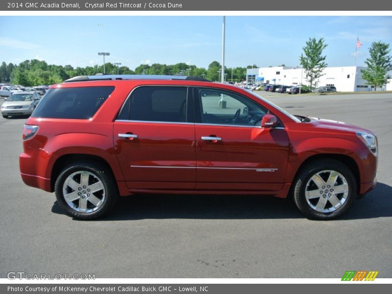Crystal Red Tintcoat / Cocoa Dune 2014 GMC Acadia Denali