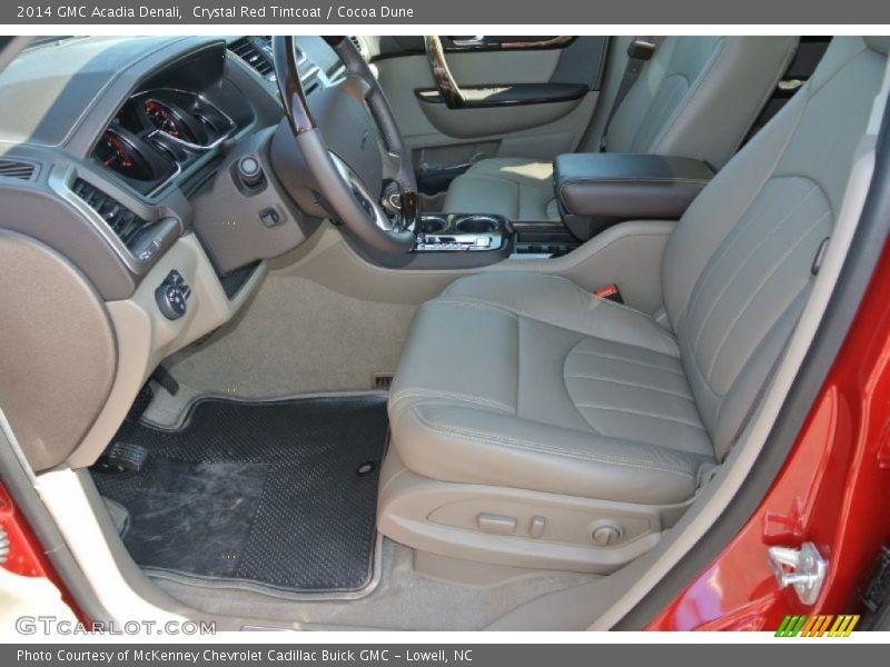 Crystal Red Tintcoat / Cocoa Dune 2014 GMC Acadia Denali
