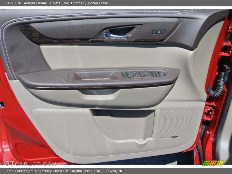 Crystal Red Tintcoat / Cocoa Dune 2014 GMC Acadia Denali