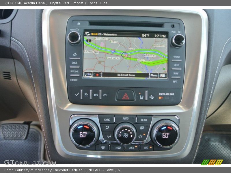Crystal Red Tintcoat / Cocoa Dune 2014 GMC Acadia Denali