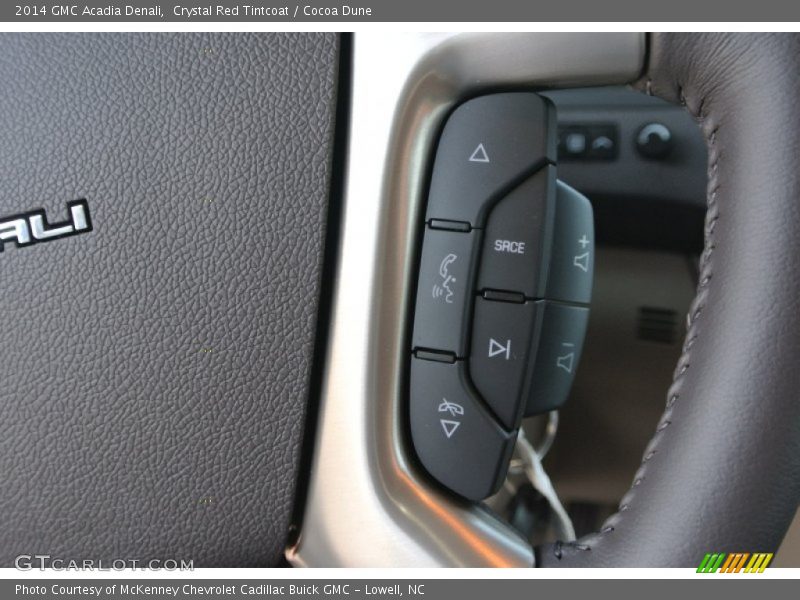 Crystal Red Tintcoat / Cocoa Dune 2014 GMC Acadia Denali