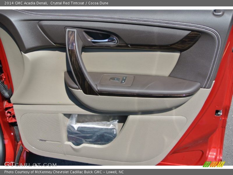 Crystal Red Tintcoat / Cocoa Dune 2014 GMC Acadia Denali