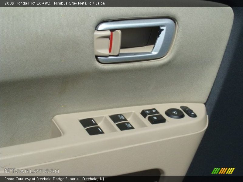Nimbus Gray Metallic / Beige 2009 Honda Pilot LX 4WD