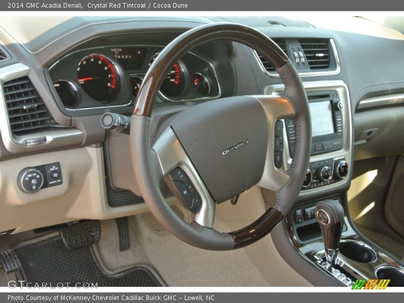 Crystal Red Tintcoat / Cocoa Dune 2014 GMC Acadia Denali