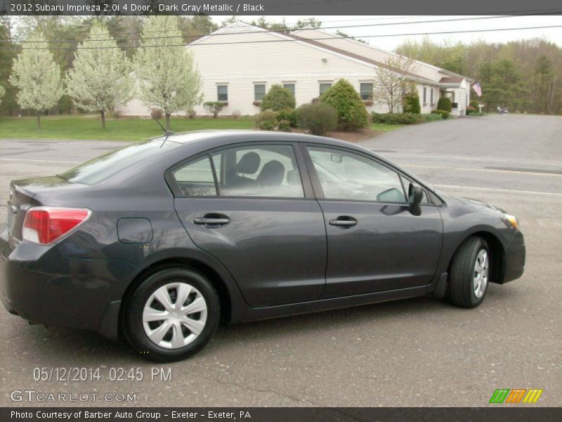 Dark Gray Metallic / Black 2012 Subaru Impreza 2.0i 4 Door