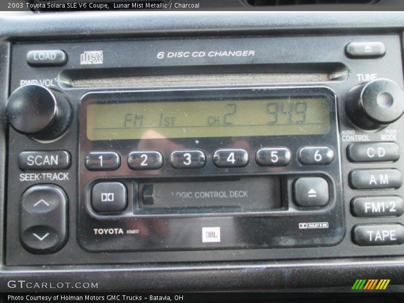 Audio System of 2003 Solara SLE V6 Coupe