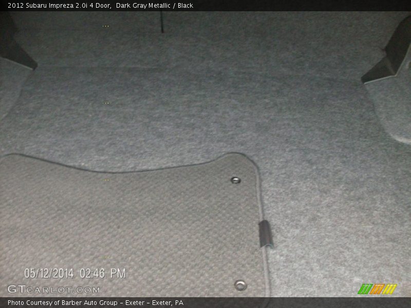 Dark Gray Metallic / Black 2012 Subaru Impreza 2.0i 4 Door