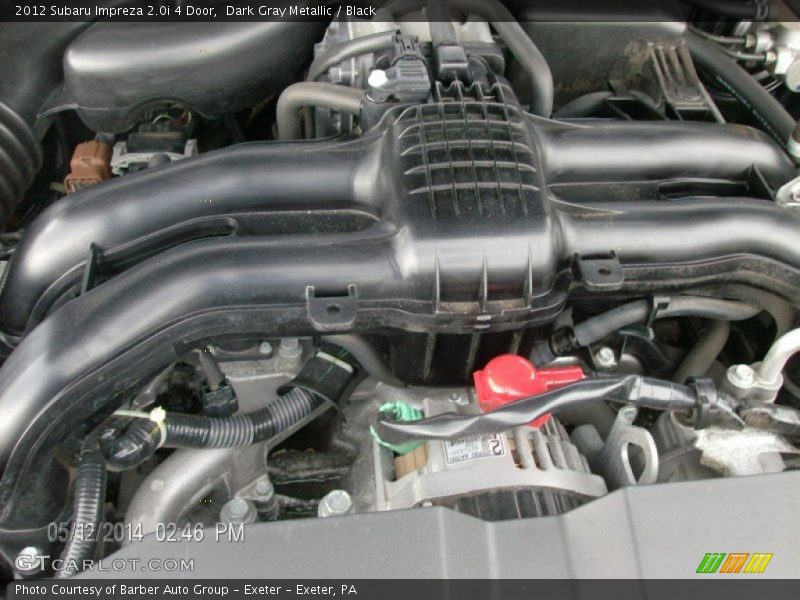 Dark Gray Metallic / Black 2012 Subaru Impreza 2.0i 4 Door