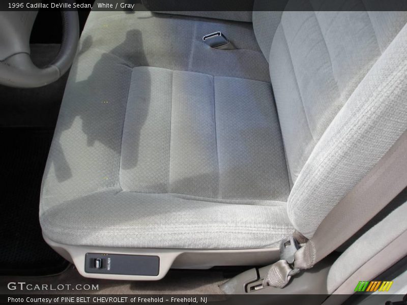 White / Gray 1996 Cadillac DeVille Sedan
