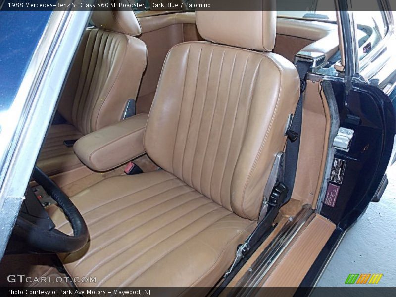 Front Seat of 1988 SL Class 560 SL Roadster