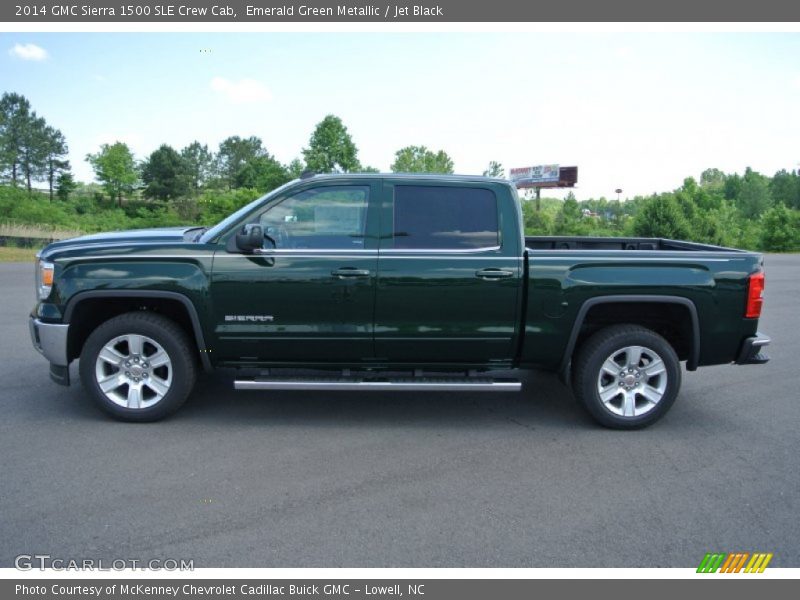  2014 Sierra 1500 SLE Crew Cab Emerald Green Metallic