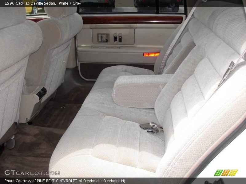 White / Gray 1996 Cadillac DeVille Sedan