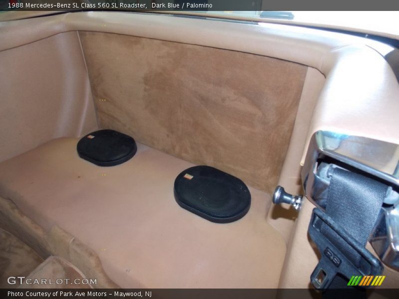 Rear Seat of 1988 SL Class 560 SL Roadster