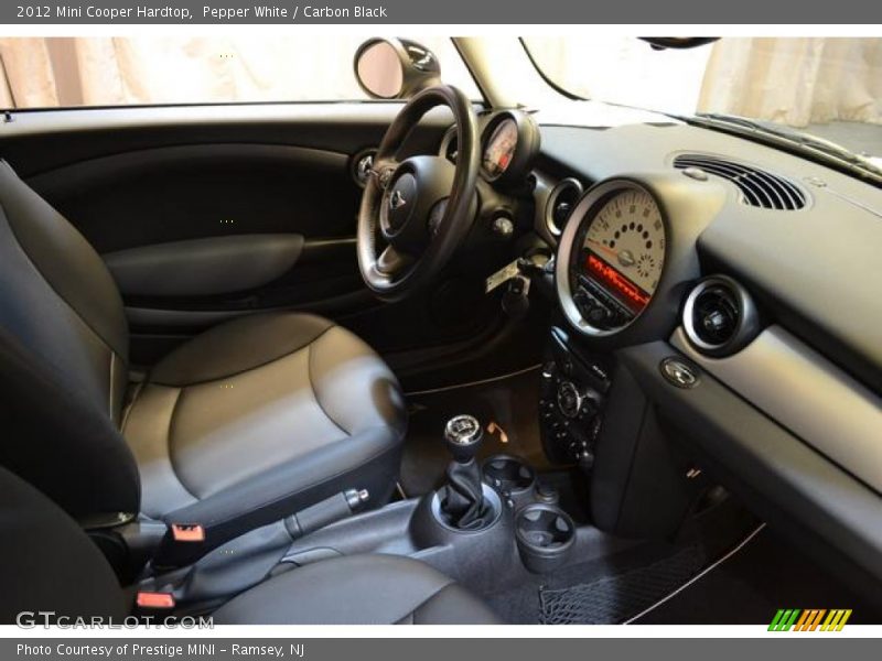 Pepper White / Carbon Black 2012 Mini Cooper Hardtop