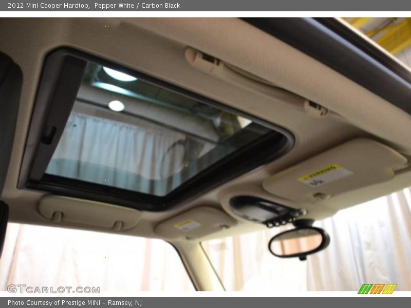 Pepper White / Carbon Black 2012 Mini Cooper Hardtop