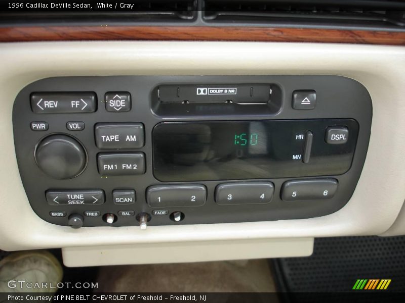 White / Gray 1996 Cadillac DeVille Sedan