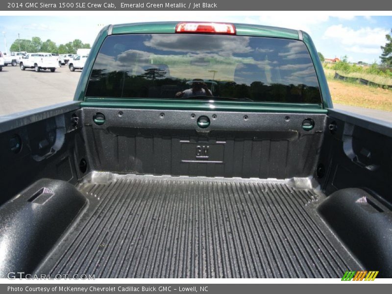 Emerald Green Metallic / Jet Black 2014 GMC Sierra 1500 SLE Crew Cab