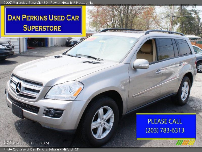 Pewter Metallic / Macadamia 2007 Mercedes-Benz GL 450