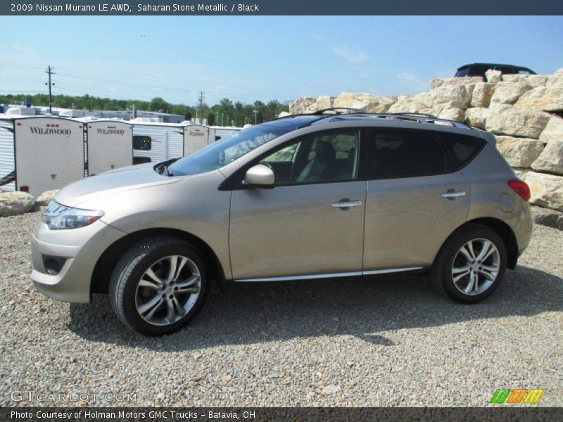 Saharan Stone Metallic / Black 2009 Nissan Murano LE AWD