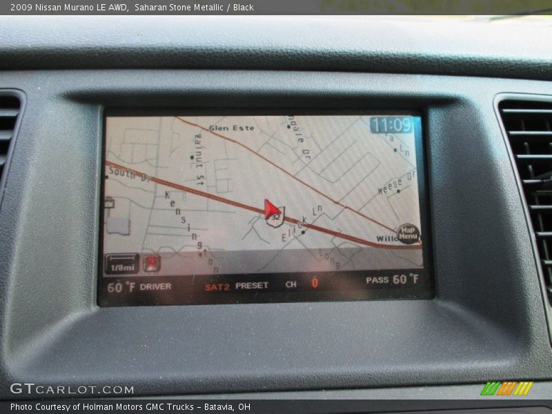 Saharan Stone Metallic / Black 2009 Nissan Murano LE AWD