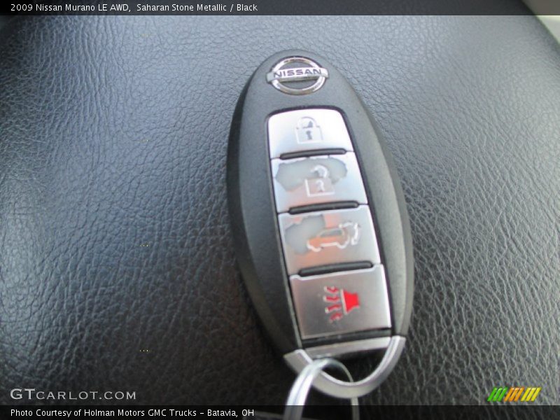 Saharan Stone Metallic / Black 2009 Nissan Murano LE AWD