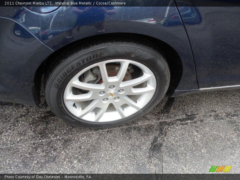 Imperial Blue Metallic / Cocoa/Cashmere 2011 Chevrolet Malibu LTZ