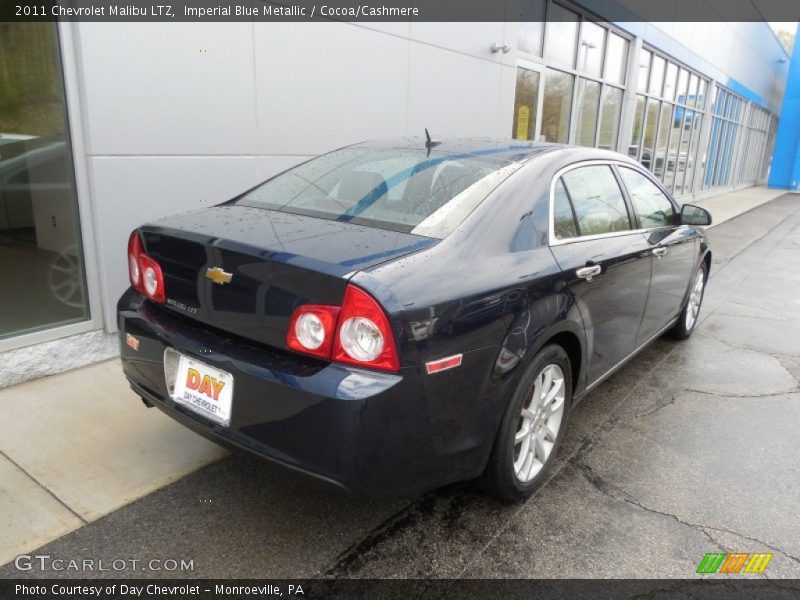 Imperial Blue Metallic / Cocoa/Cashmere 2011 Chevrolet Malibu LTZ
