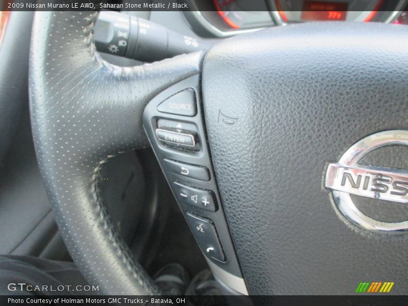 Saharan Stone Metallic / Black 2009 Nissan Murano LE AWD