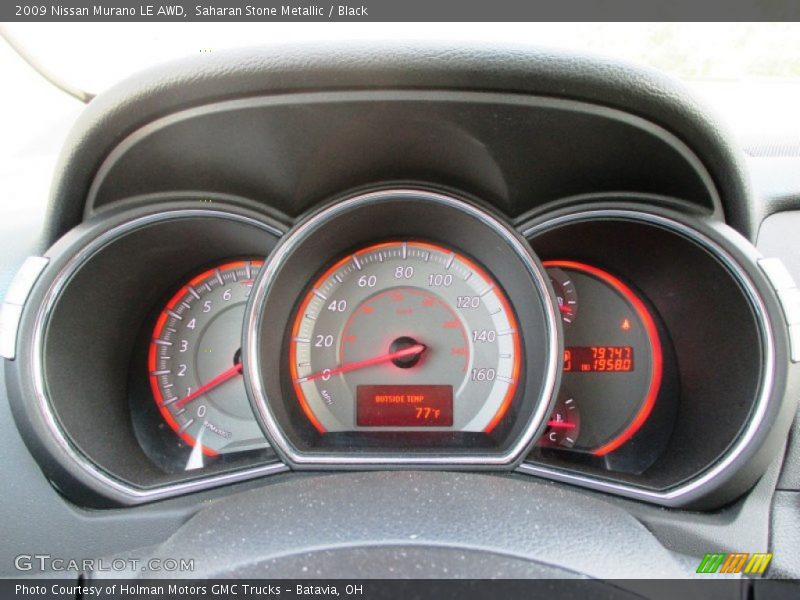 Saharan Stone Metallic / Black 2009 Nissan Murano LE AWD