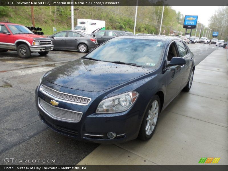 Imperial Blue Metallic / Cocoa/Cashmere 2011 Chevrolet Malibu LTZ
