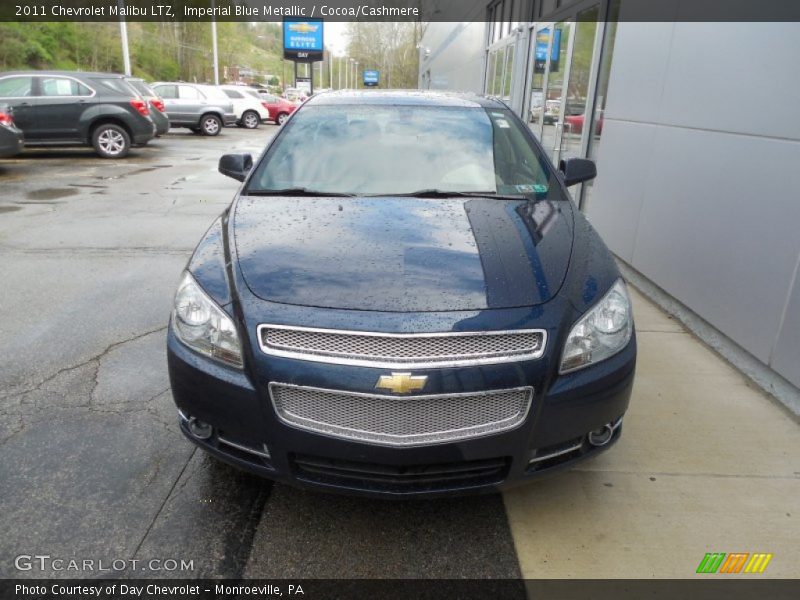 Imperial Blue Metallic / Cocoa/Cashmere 2011 Chevrolet Malibu LTZ