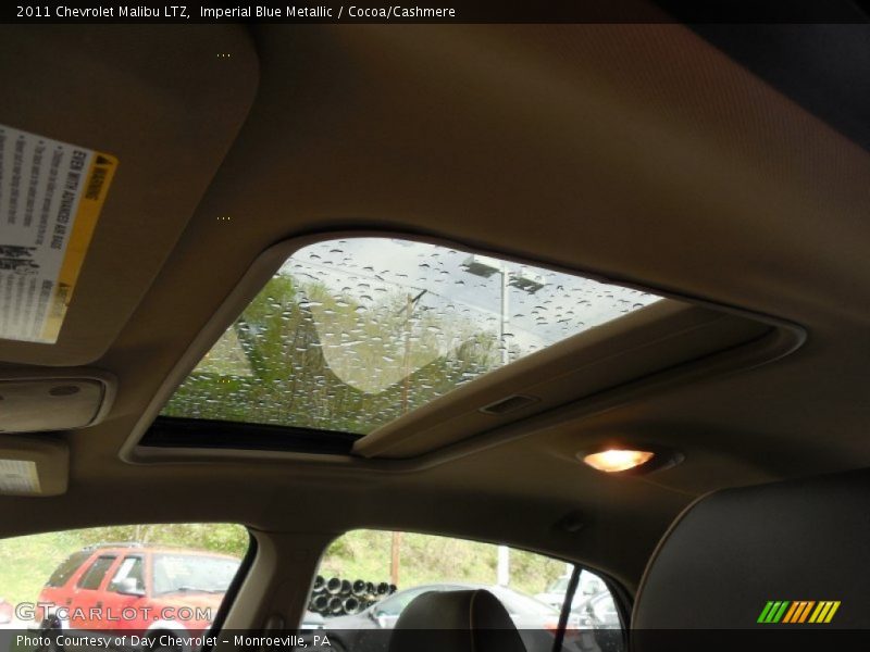 Imperial Blue Metallic / Cocoa/Cashmere 2011 Chevrolet Malibu LTZ