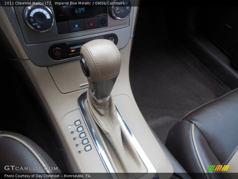 Imperial Blue Metallic / Cocoa/Cashmere 2011 Chevrolet Malibu LTZ