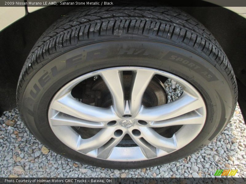 Saharan Stone Metallic / Black 2009 Nissan Murano LE AWD