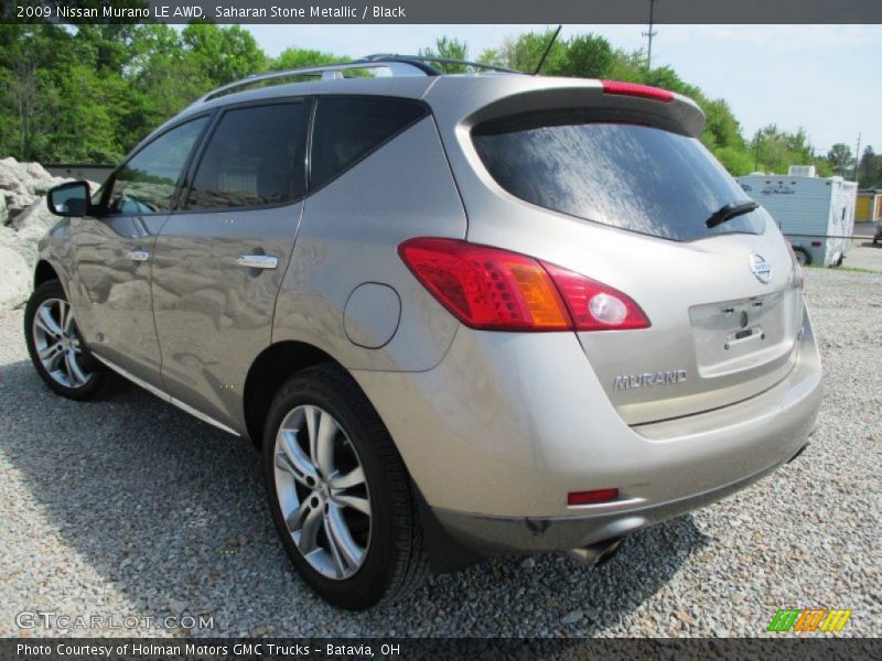 Saharan Stone Metallic / Black 2009 Nissan Murano LE AWD