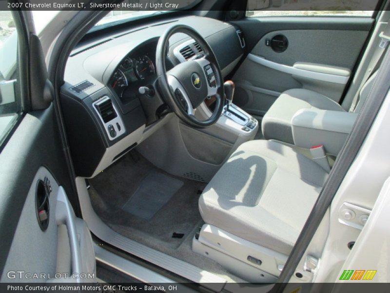Silverstone Metallic / Light Gray 2007 Chevrolet Equinox LT